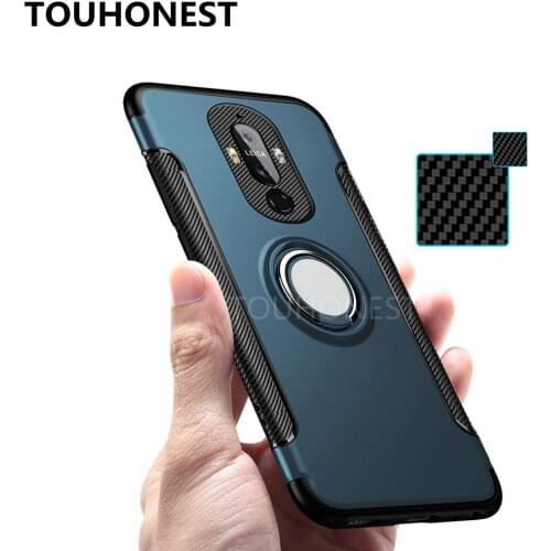 Metal Ring Holder Shockproof Case For Huawei P20 lite Mate 10 Pro mate 20 P10 lite Honor 10 9 lite 8 V10 V20 P30 Pro Nova 4 3 Y9