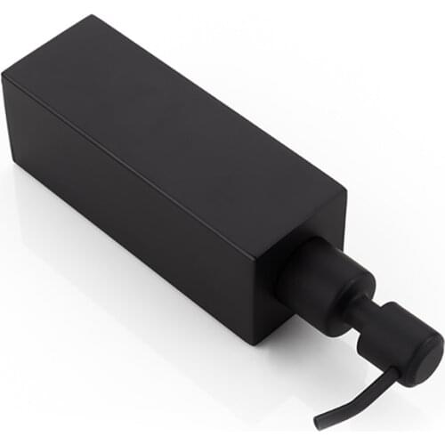 New Stainless Steel Handmade Black Liquid Soap Dispenser Bathroom Accessories Kitchen Hardware Convenient Modern