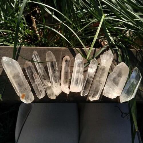Clear Quartz Crystal Point Skeletal Elestial Rock Quartz Reiki Healing Quartz Meditation Quartz Point Chakra Tool