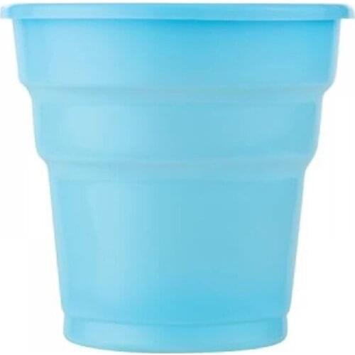 Roll-Up Blue Plastic Cup 25 of party material