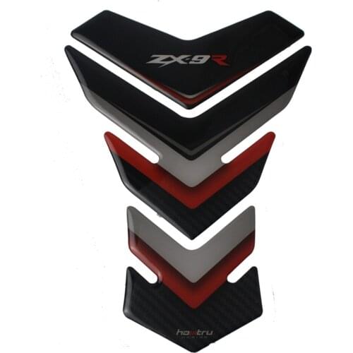 With logo ZX-9R New 3D Motorcycle Tank Pad Protector Decal Stickers Case for Kawasaki ZX9R ZX-9R Tankpad