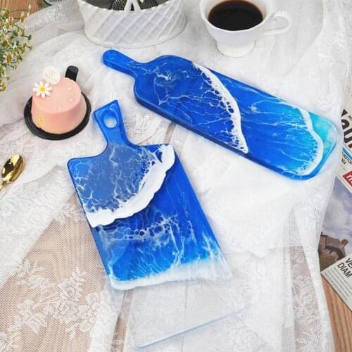 Coaster Silicone Mold Coffee Table Mould BBQ Food Serving Tray Mould for Table Decor