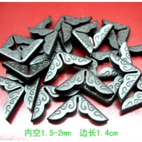 Hardcover Books Corners, 14mm Black Paint Color, 100pcs/lot, DIY Book Angle Accessories