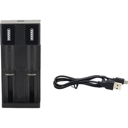 Universal 2 slot Battery USB Charger Smart Chargering 3.7V for 18650 Charger Rechargeable Batteries Li-ion 18650 26650 14500