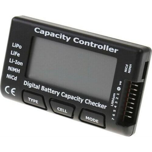 CellMeter-7 Digital Battery Capacity Checker LiPo LiFe Li-ion Nicd NiMH Battery Voltage Tester Checking CellMeter7