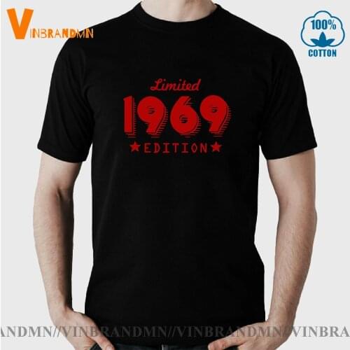 Vintage Creative Father Tshirt Made In 1969 Limited Edition T-shirt Pure Cotton Breathable Casual Prevalent Short Sleeves Tees