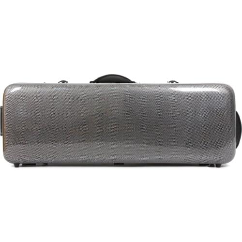 High Quality 17inch 16inch Viola Case Black Mixed Carbon fiber Viola Box Strong Light Black Carry Viola