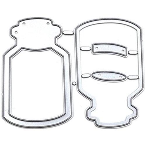 Wishing Bottle Metal Cutting Dies Stencil Scrapbooking DIY Album Stamp Paper Card Embossing Decoration Craft