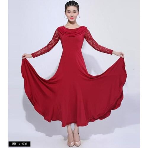 New ballroom Dress long ballroom dance DRESS for women waltz standard ballroom COSTUMES 1937