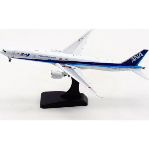 1:400 Scale ANA Airways B777-300ER Airlines Model with Base Alloy Aircraft For Collectible Souvenir Show Gift Toys