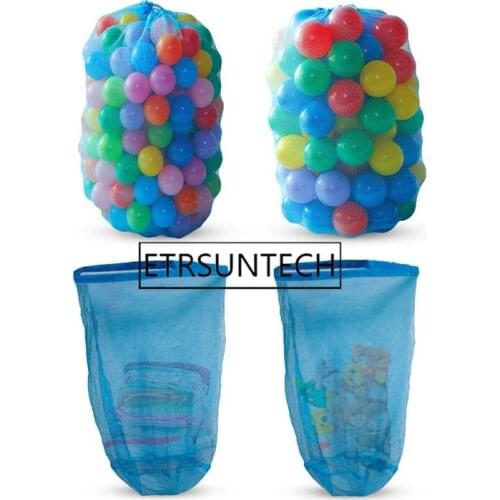 100pcs Durable Organizer Bag Foldable Mesh Net Bags Portable Kids Ball Storage Net Bag Multi-Purpose Toys Organizer