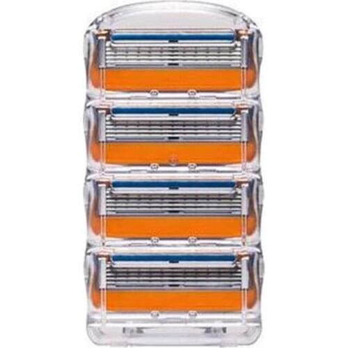 4pcs/lot Razor Blades 5 Layer Blades Shaving for Gilettee Fusion Power Shaver Blades For Gillette Proglide machine