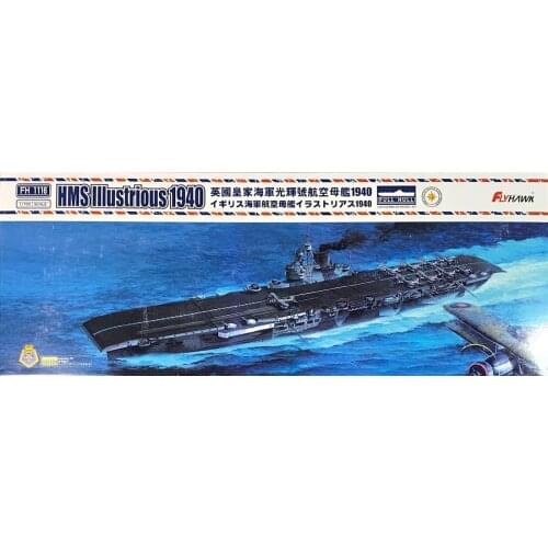 Flyhawk FH1116 1/700 HMS Illustrious 1940 - Scale Model Kit