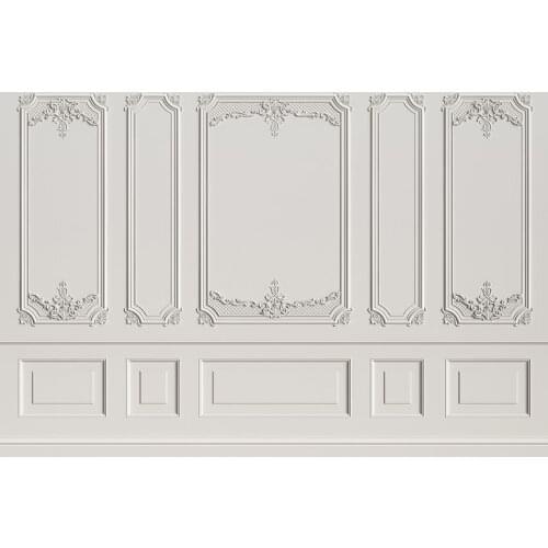 White Wall Indoor Photography Backdrop Retro Pattern Newborn Portrait Photo Background Castle Palace wedding newborn portrait