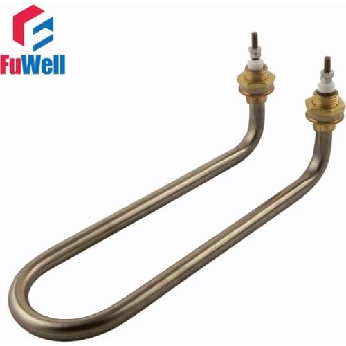 Bending U Shaped Stainless Steel Heating Tube Element 220V 3KW 12mm Tube Dia Electric Water Heater Pipe