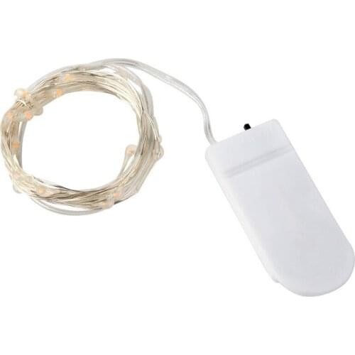 1M/2M LED Bottle Light Copper Wire Garland String Light Battery CR2032 Powered Waterproof Christmas Wedding Party Decoration