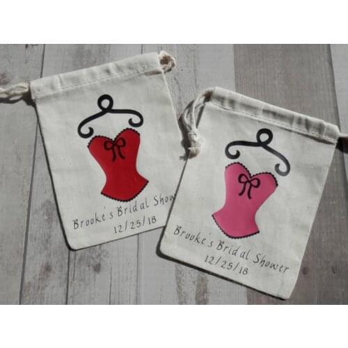 Personalize Bridal shower wedding favor gift bags Bachelorette thank you kits bridal shower Survival Kit hen party Candy pouches