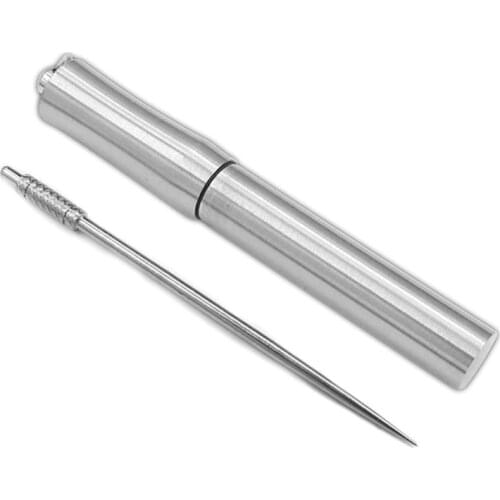 Pocket Travel Pocket Toothpick Holder Waterproof Stainless Steel Case Box Container With Key Ring Titanium Alloy Toothpicks