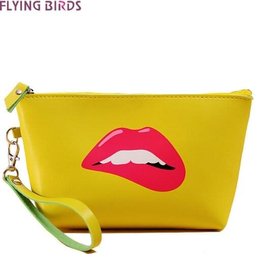 FLYING BIRDS Cosmetic case storage Cosmetic Bags Makeup Bag Dumpling Large clutch Women Packages Waterproof bag LM3848fb