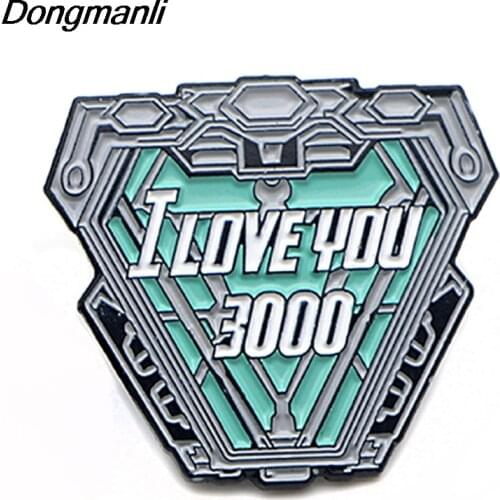 P3806 Dongmanli Fashion Cool Nuclear Reactor Metal Enamel Brooches and Pins Lapel Pin Backpack Badge Collar Jewelry