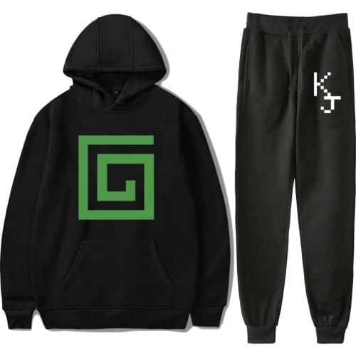 Karl Jacobs Mens Sportswear Sets Dream Smp Merch Casual Tracksuit Two Piece Set Top and Pants Sweat Suit Male Sporting Suits