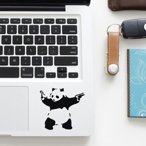 Cute Gongfu Panda Trackpad Decal Laptop Sticker for Apple Macbook Pro Air Retina 11 12 13 15 inch Mac HP Notebook Touchpad Skin