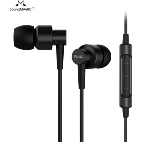 SoundMAGIC ES30C In-Ear Earphones with Microphone remote control hifi sound wired stereo Noise isolation headset earbud Android