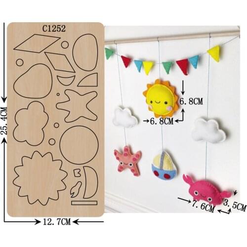 New Wooden die Scrapbooking C-1252 Cutting Dies Multiple sizes