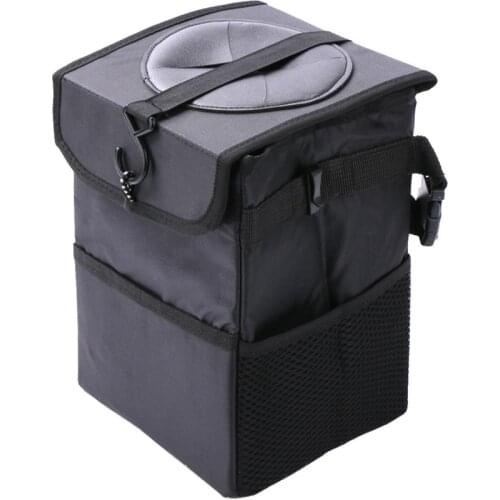 Car Seat Organizer Bag Soft Folding Trunk Storage Box Tidying Large Container Waterproof Pockets For Auto SUV Accessories