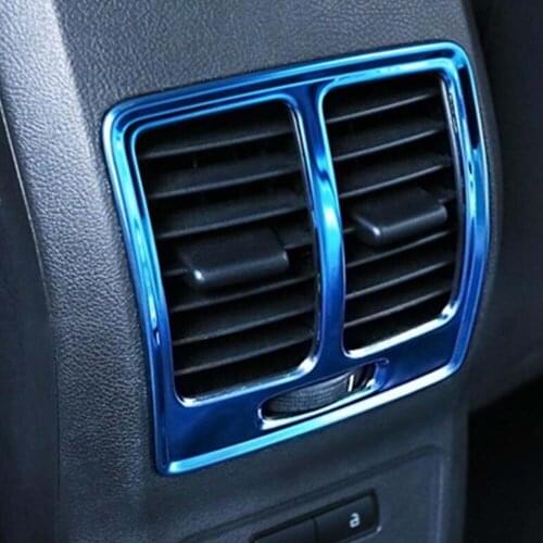 Armrest Box Rear Air Conditioning Vent Outlet Trim Cover Car Interior Frame For Ford ESCAPE KUGA 2013 2014 2015