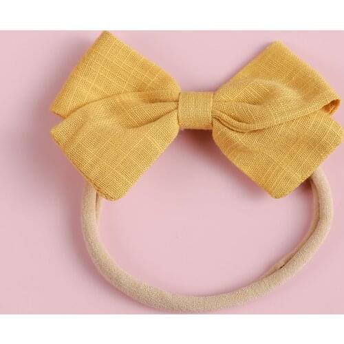 Vintage 5.5cm Baby Elastic Hair Band Rubber Band Head Rope Ribbon Bow Headband for Girls Headwear Hair Accessories