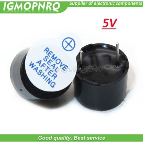 10pcs 5v Active Buzzer 12095 Magnetic Long Continous Beep Tone 12*9.5mm IGMOPNRQ