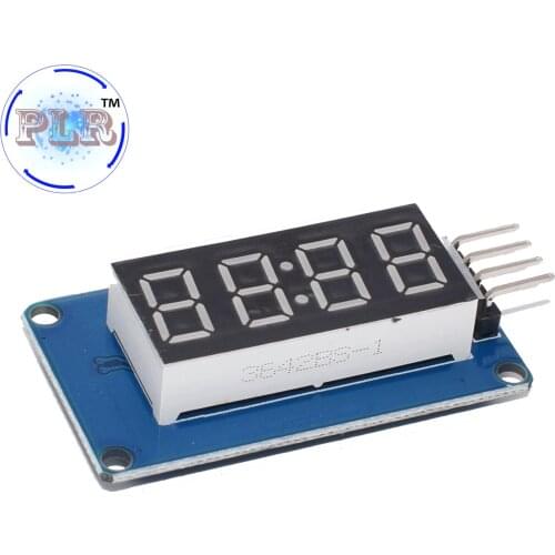 100pcs 4 Bits TM1637 Red Digital Tube LED Display Module & Clock LED