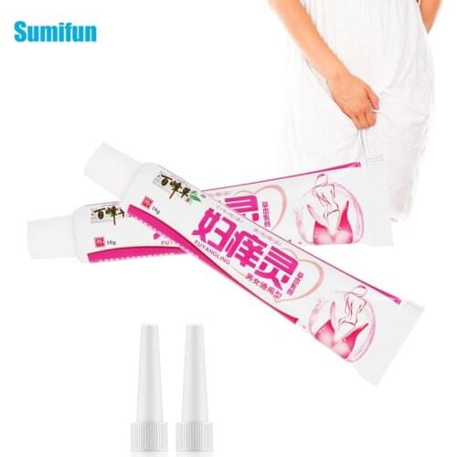 18g Women&Men Private Antipruritic Cream Vulva Herbal Extract Ointment For Itching Antibacterial Remove odor Skin Care Plaster