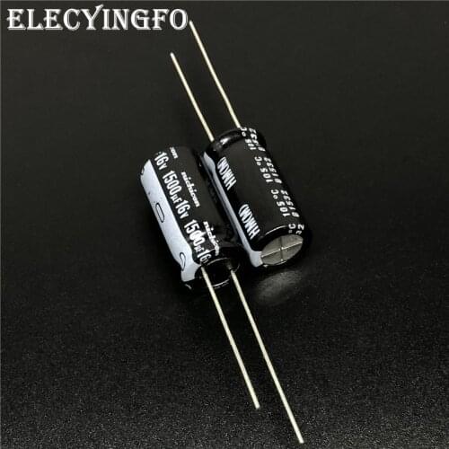5pcs/50pcs 1500uF 16V NICHICON HM Series Low Impedance 10x20mm 16V1500uF Motherboard Capacitor