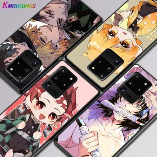 Anime Demon Slayer For Samsung A01 02 02S 11 12 21 21S 22 31 32 41 42 51 72 S20 Ultra Plus 4G 5G phone Silicone Soft Case