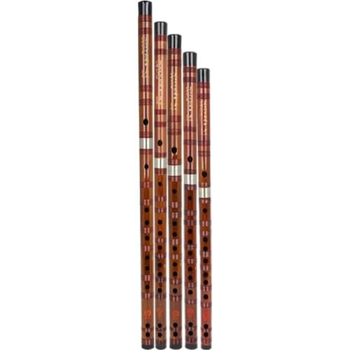 High Quality Bamboo Flute Professional Woodwind Flutes Musical instruments C D E F G Key Chinese dizi Transversal Flauta