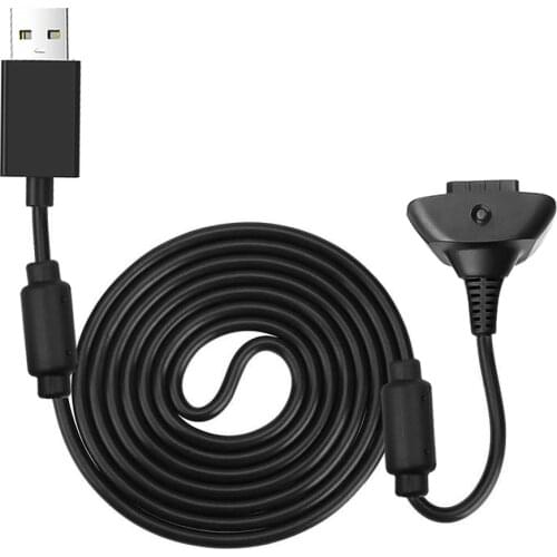 KEBIDU For Xbox 360 Wireless Remote Controller Charging Cable 1.8m USB Charging Adapter Charger Replacement Cables for Xbox 360