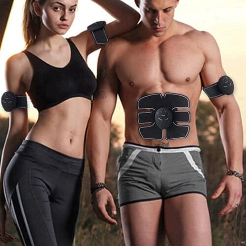 Abdominal Arm Buttock/Hip Trainer Slimming Shaper Exercise Machine Fat Burning Home Fitness Massager ABS/EMS Muscle Stimulator