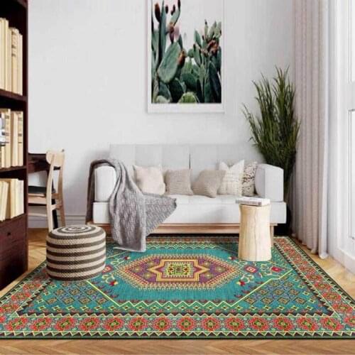 Living Room Bedroom Table Children Play Tent Anti-Slip Carpet Bohemian Ethnic Style Area Rugs Kitchen Bathroom Hallway Floor Mat