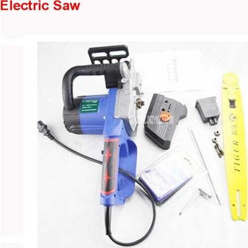 820mm Rechargeable electric chain saws high power 48V DC electric cutting saws household woodworking saw chains saws 3500r / min