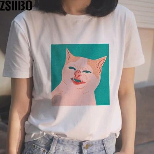 Womens short sleeve funny Shirts dropshipping Tops Harajuku clothes vintage Tshirts tee jersey clothing T-Shirts chemise vegan
