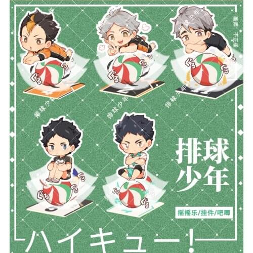 Cosmile Haikyuu!! Oikawa Volleyball sawamura daichi kageyama tobio Acrylic stand display Shake decoration Cute cosplay Gift