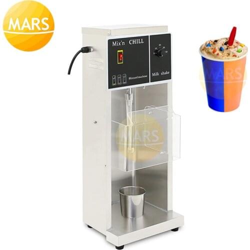 Soft Ice Cream Milkshake Machine Frozen Fruit Dessert Gelato Machine Stainless steel Ice Cream Mixer Commercial Stirrer 220/110V