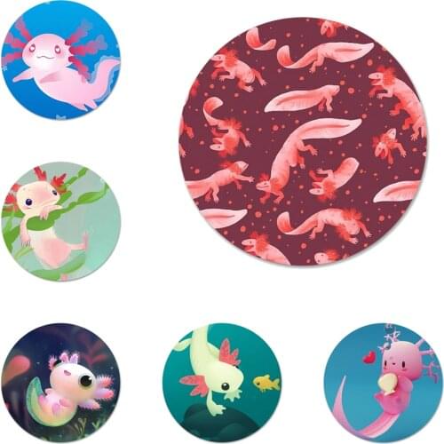 Cute Animal Axolotl Badge Brooch Pin Accessories For Clothes Backpack Decoration gift