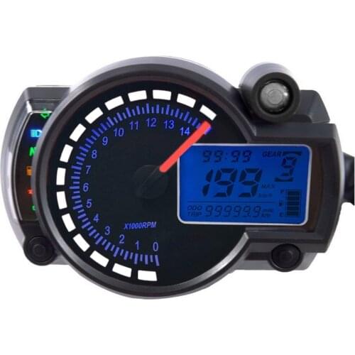 Motorcycle Odometer MAX 299km/h 15000r/min KOSO RX2N LCD Digital Motorbike Meter Adjustable Speedometer Accessories & Parts