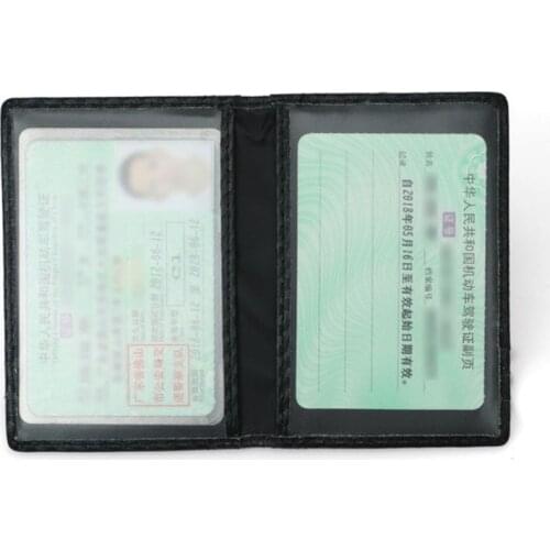 Men Slim PU Leather Credit Card Driver License Holder Cards Case Pocket Wallet Organizer 20CA