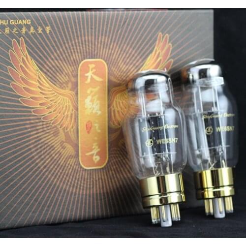 New 1pcs Shuguang WE6SN7(6SN7GT,6SN7-T,CV181-Z,CV181-T, 6N8P) Amplifier HIFI Audio Vacuum Tube Repalce Psvane Mullard JJ EH 6N8P