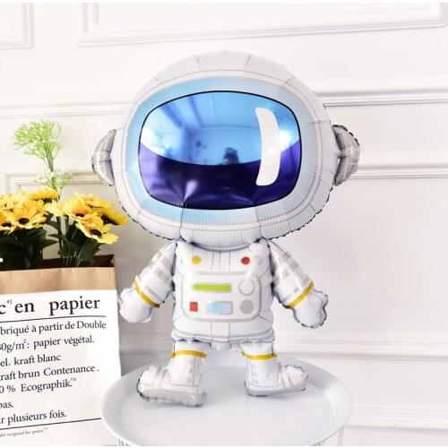 New Large Astronaut Rocket Gamepad Boys Favorite Toys Foil Balloon Birthday and Childrens Day Opening Party Decorative Ball