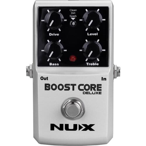NUX Boost Core Deluxe Guitar Effects Pedal Dynamic Balanced Musical Instruments True Bypass Effects Guitar Pedal Accessories